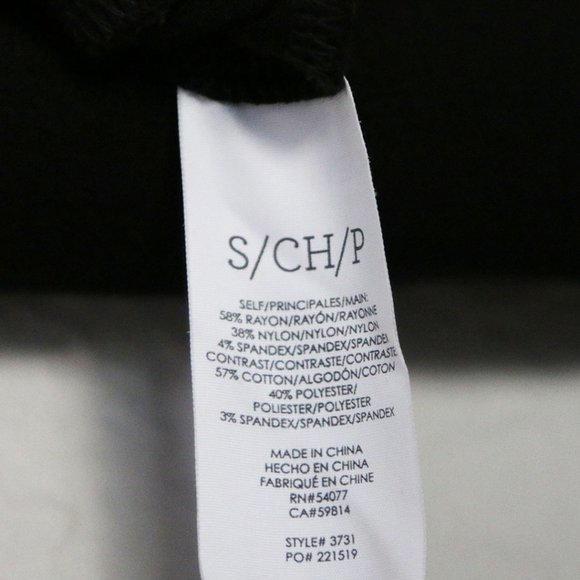 Cabi Chance Bomber Jacket S High Neck Full Zip Up Stretch Jersey Black 3731 $139 - Picture 12 of 16